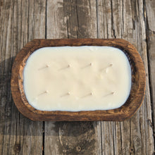 Load image into Gallery viewer, 2 lb Wooden Dough Bowl Candle COWBOY