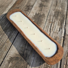 Load image into Gallery viewer, 2 lb Wooden Dough Bowl Candle SWEET GRACE