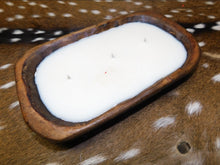 Load image into Gallery viewer, Wooden Dough Bowl 1 LB Candle #1 BEST SELLER