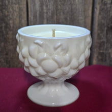 Load image into Gallery viewer, Vintage Milk Glass Candle Volcano
