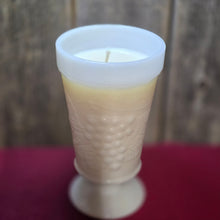 Load image into Gallery viewer, Vintage Milk Glass Candle Volcano
