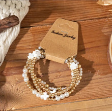 Load image into Gallery viewer, Set of 4 Beaded Cross Bracelets
