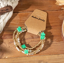 Load image into Gallery viewer, Set of 4 Beaded Cross Bracelets

