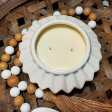 Load image into Gallery viewer, Gorgeous White 2 Wick Candle Scented in HELLO BEAUTIFUL
