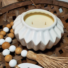 Load image into Gallery viewer, Gorgeous White 2 Wick Candle Scented in HELLO BEAUTIFUL
