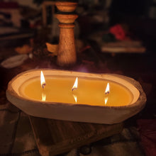 Load image into Gallery viewer, FARM HOUSE Wooden Dough Bowl 1 LB Candle #1 BEST SELLER
