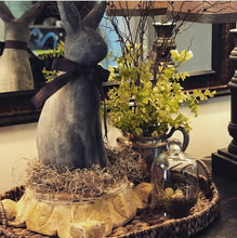 Load image into Gallery viewer, Carved Wooden PEDESTAL Base Riser Wedding Cake Stand
